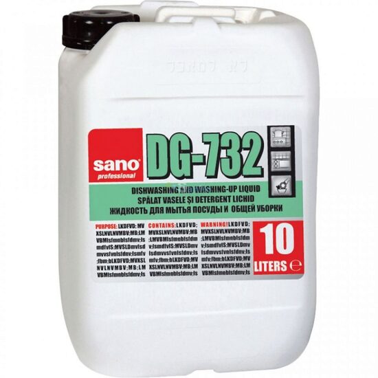 SANO DG 732 SAN 24 % 10L DETERGENT L. PENTRU VASE