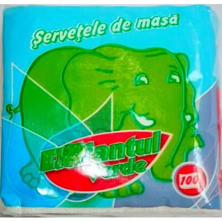 EL VERDE SERVETELE  ALBE NEIMP 25x25CM 1STR