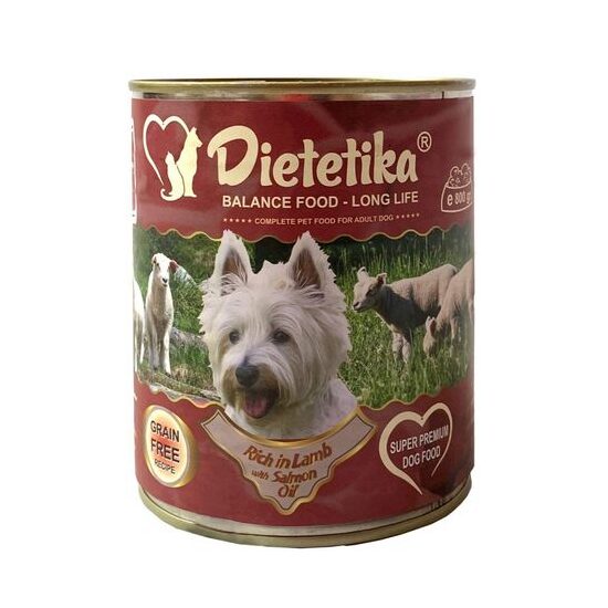 DIETETIKA CONSERVA CAINI 800GR RICH IN LAMB